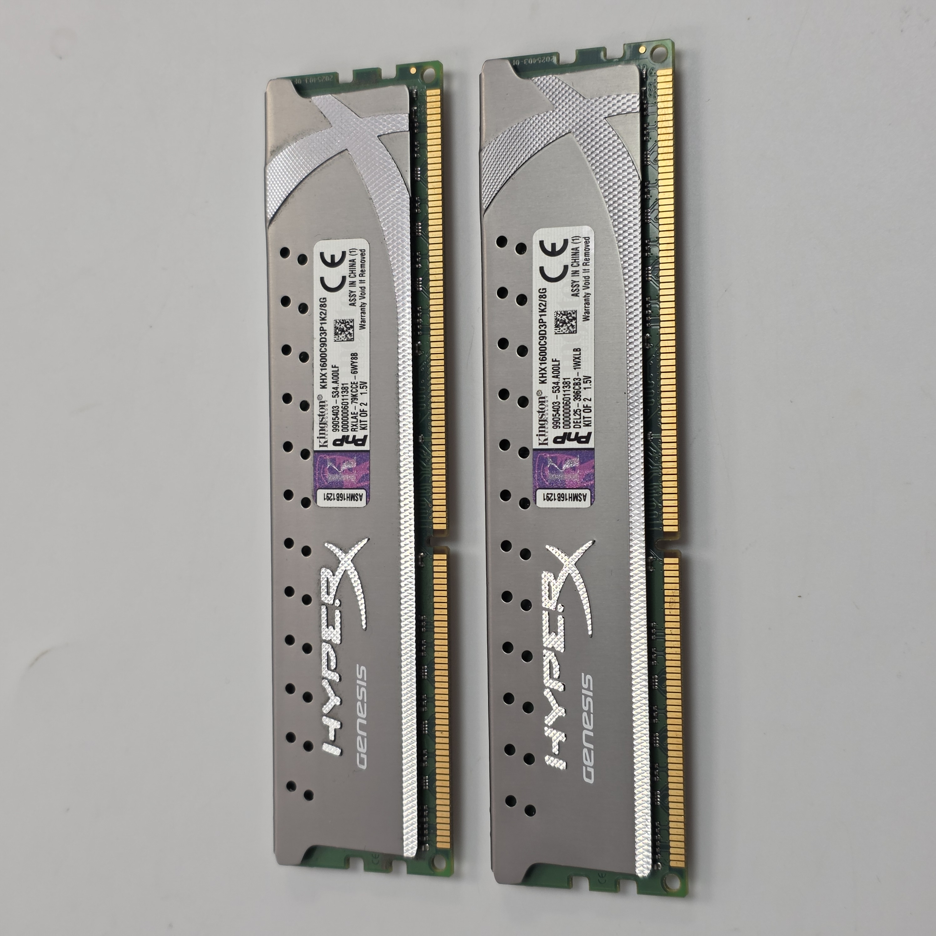 Pre-owned Kingston HyperX Genesis 8GB (2x4GB) DDR3 1600MHz CL9 RAM